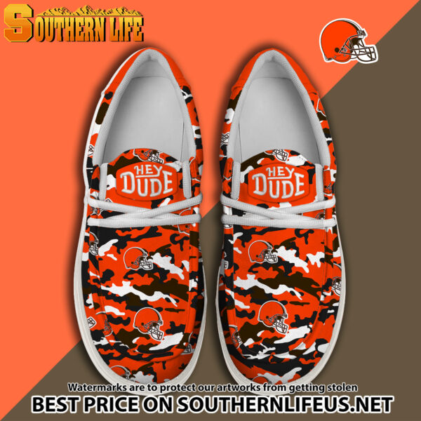 Tubopro Cleveland Browns Personalized Hey Dude Shoes For Men And Women