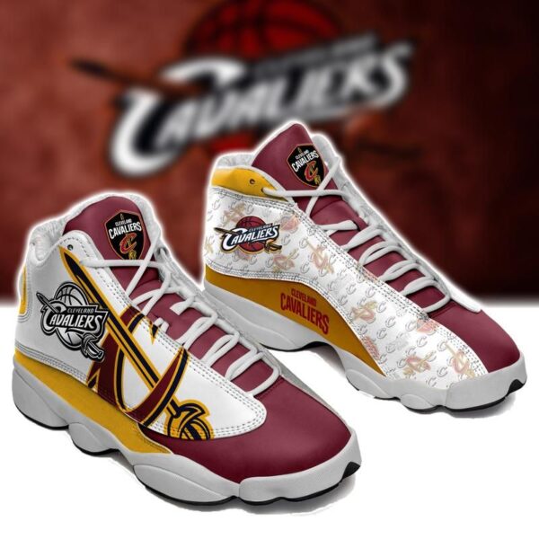 Tubopro Cleveland Cavaliers AJ13 Sneakers Shoes For Men And Women