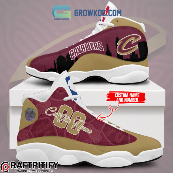 Tubopro Cleveland Cavaliers AJ13 Sneakers Shoes For Men And Women - Image 4