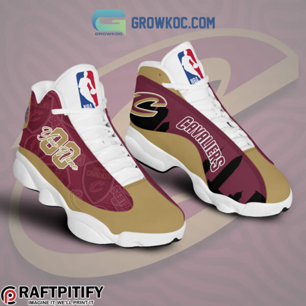 Tubopro Cleveland Cavaliers AJ13 Sneakers Shoes For Men And Women - Image 3