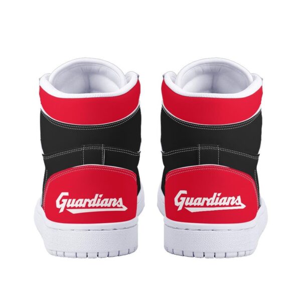 Tubopro Cleveland Guardians AJ1 High Sneakers Shoes For Men And Women - Image 4