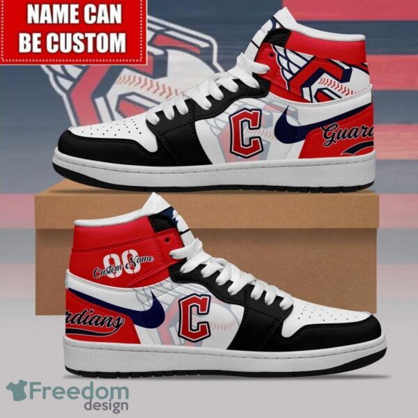 Tubopro Cleveland Guardians AJ1 High Sneakers Shoes For Men And Women