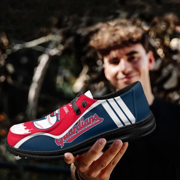 Tubopro Cleveland Guardians Hey Dude Shoes For Men And Women - Image 4