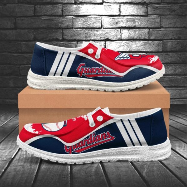 Tubopro Cleveland Guardians Hey Dude Shoes For Men And Women - Image 5