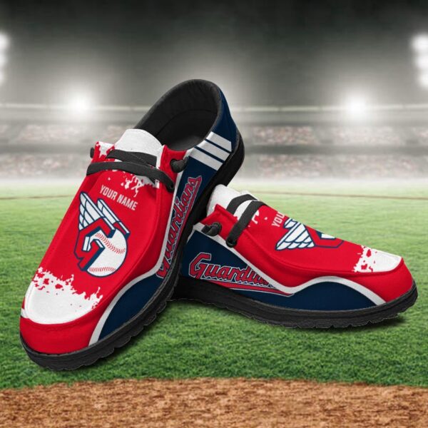 Tubopro Cleveland Guardians Hey Dude Shoes For Men And Women - Image 2