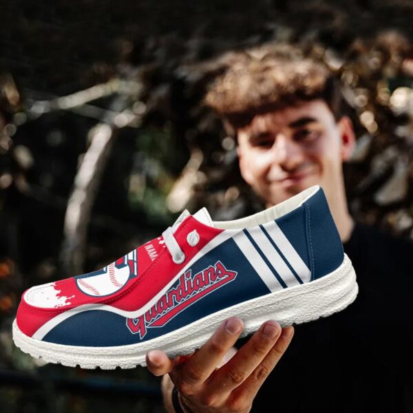 Tubopro Cleveland Guardians Hey Dude Shoes For Men And Women - Image 3