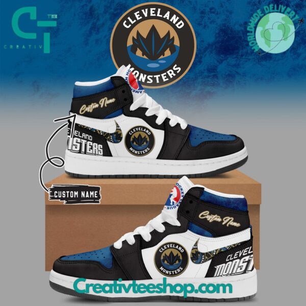 Tubopro Cleveland Monsters AJ1 High Sneakers Shoes For Men And Women