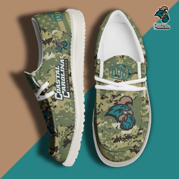 Tubopro Coastal Carolina Chanticleers Personalized Hey Dude Shoes For Men And Women