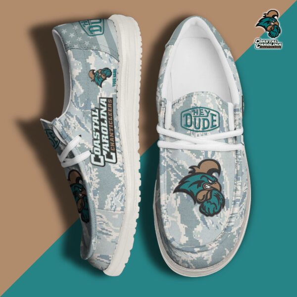 Tubopro Coastal Carolina Chanticleers Personalized Hey Dude Shoes For Men And Women