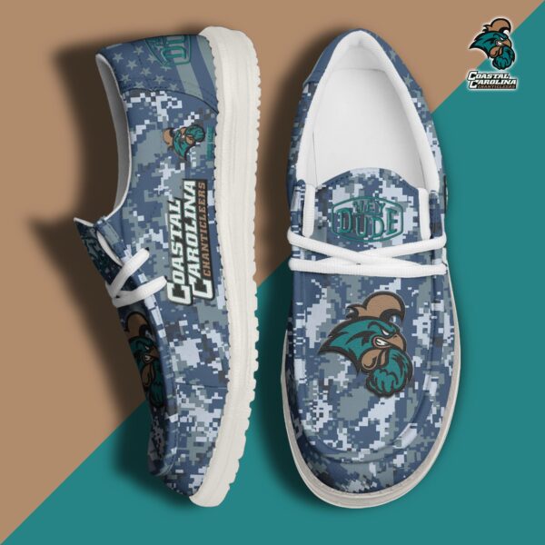 Tubopro Coastal Carolina Chanticleers Personalized Hey Dude Shoes For Men And Women