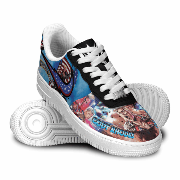 Tubopro Cody Rhodes Air Low-Top Sneakers Shoes For Men And Women - Image 3