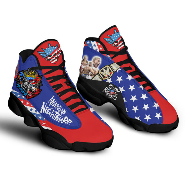 Tubopro Cody Rhodes AJ13 Sneakers Shoes For Men And Women - Image 3