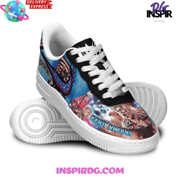 Tubopro Cody Rhodes Nightmare Finish The Story Air Low-Top Sneakers Shoes For Men And Women - Image 2