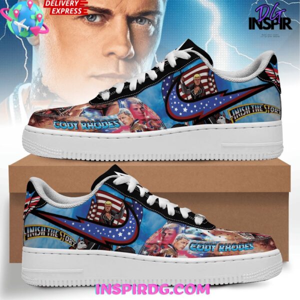 Tubopro Cody Rhodes Nightmare Finish The Story Air Low-Top Sneakers Shoes For Men And Women