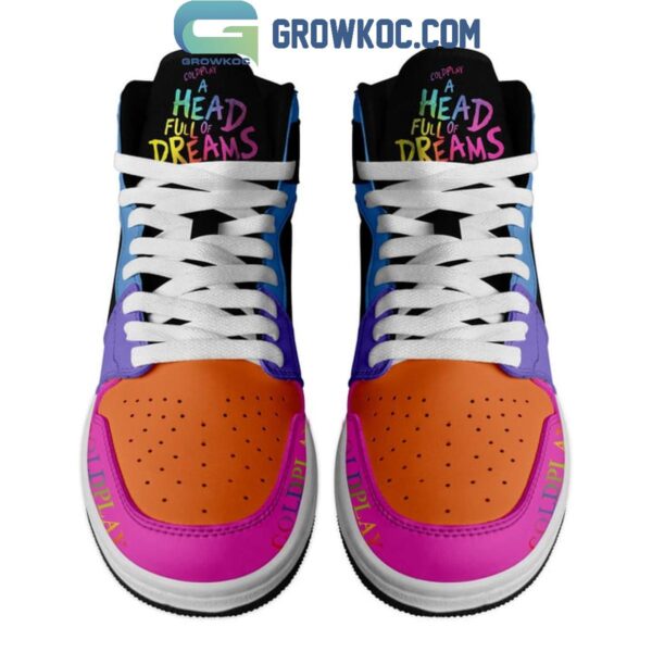 Tubopro Coldplay AJ1 High Sneakers Shoes For Men And Women - Image 3