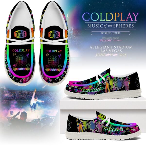 Tubopro Coldplay Personalized Hey Dude Shoes For Men And Women - Image 2