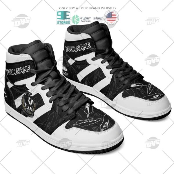 Tubopro Collingwood Magpies AFL AJ1 High Sneakers Shoes For Men And Women