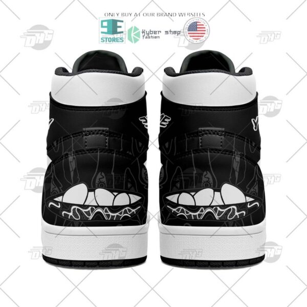 Tubopro Collingwood Magpies AFL AJ1 High Sneakers Shoes For Men And Women - Image 2