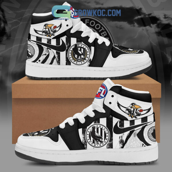 Tubopro Collingwood Magpies AJ1 High Sneakers Shoes For Men And Women