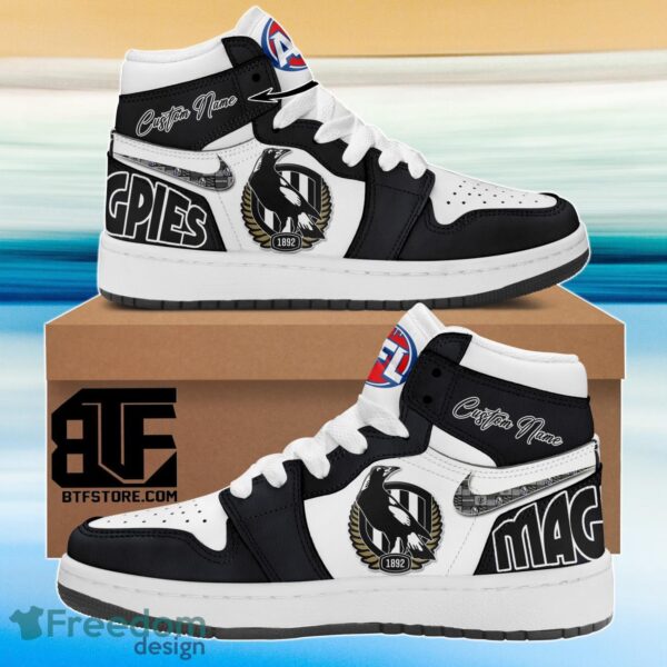Tubopro Collingwood Magpies AJ1 High Sneakers Shoes For Men And Women