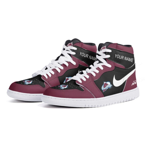 Tubopro Colorado Avalanche AJ1 High Sneakers Shoes For Men And Women
