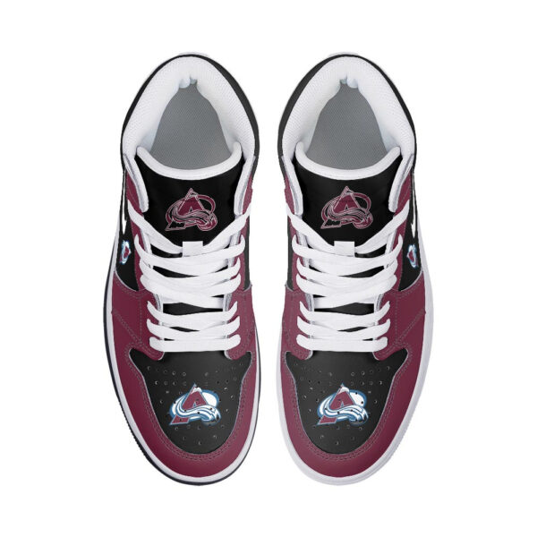 Tubopro Colorado Avalanche AJ1 High Sneakers Shoes For Men And Women - Image 3