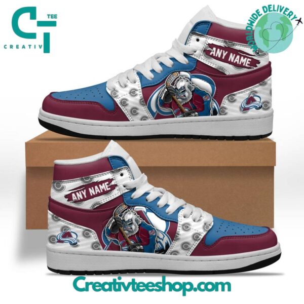 Tubopro Colorado Avalanche AJ1 High Sneakers Shoes For Men And Women