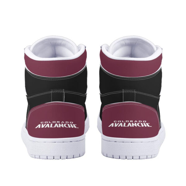 Tubopro Colorado Avalanche AJ1 High Sneakers Shoes For Men And Women - Image 4