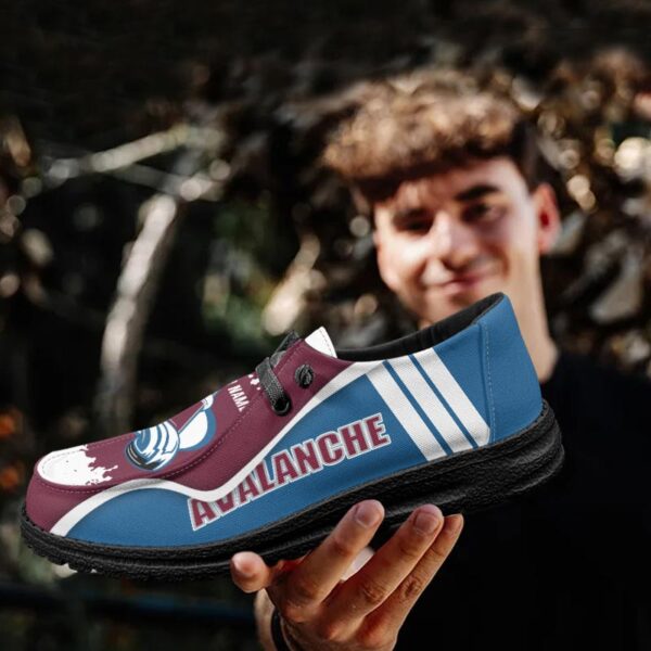 Tubopro Colorado Avalanche Hey Dude Shoes For Men And Women - Image 4