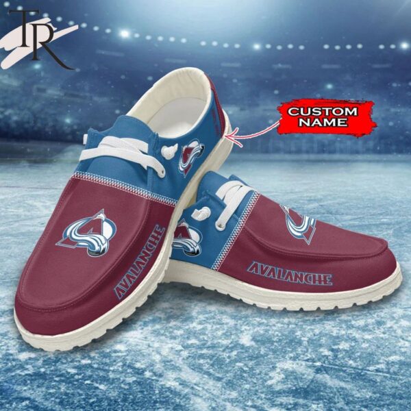 Tubopro Colorado Avalanche Personalized Hey Dude Shoes For Men And Women
