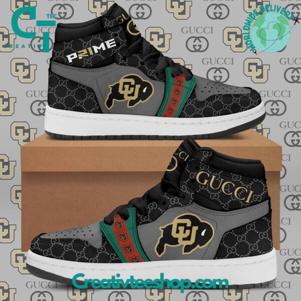 Tubopro Colorado Buffaloes AJ1 High Sneakers Shoes For Men And Women