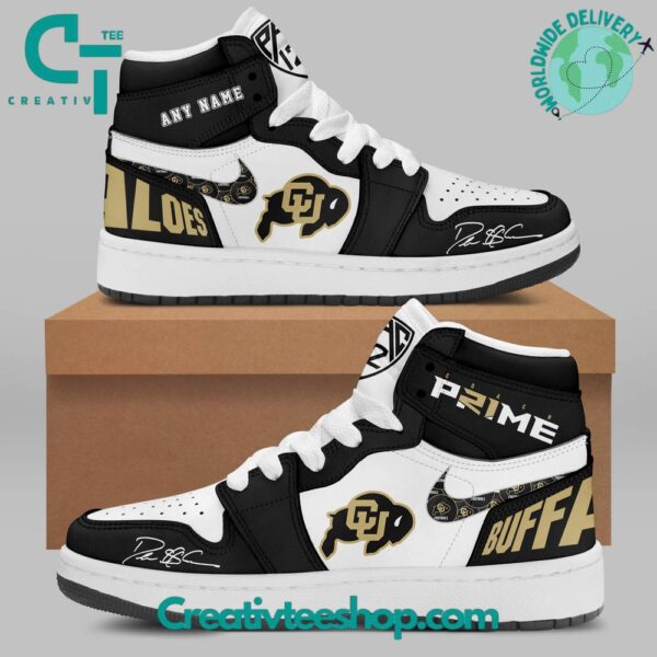 Tubopro Colorado Buffaloes AJ1 High Sneakers Shoes For Men And Women - Image 2
