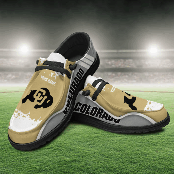 Tubopro Colorado Buffaloes Hey Dude Shoes For Men And Women - Image 2