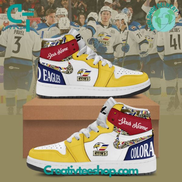 Tubopro Colorado Eagles AJ1 High Sneakers Shoes For Men And Women