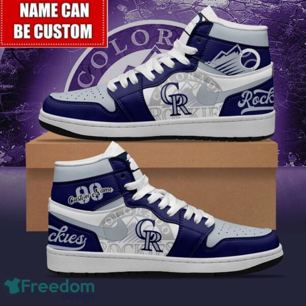 Tubopro Colorado Rockies AJ1 High Sneakers Shoes For Men And Women