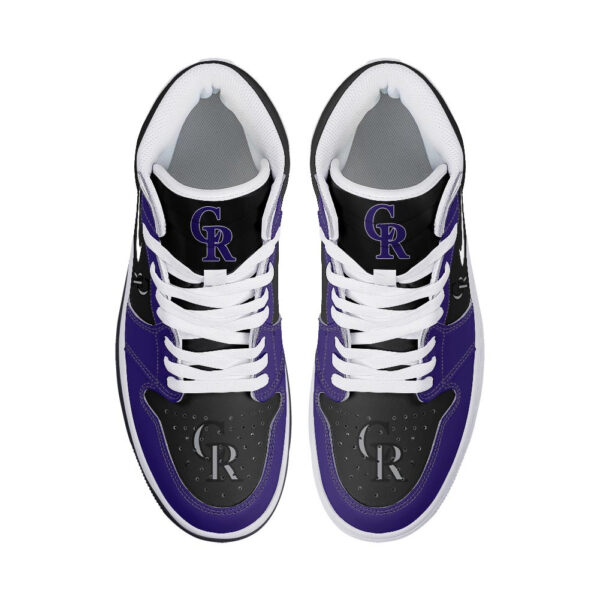 Tubopro Colorado Rockies AJ1 High Sneakers Shoes For Men And Women - Image 3