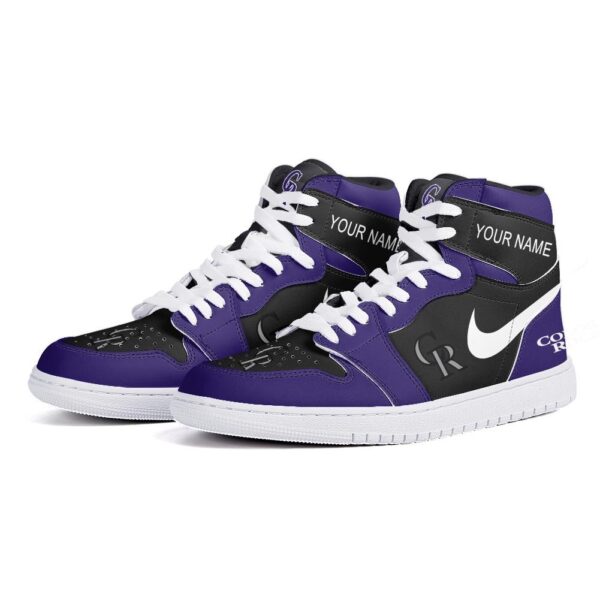 Tubopro Colorado Rockies AJ1 High Sneakers Shoes For Men And Women