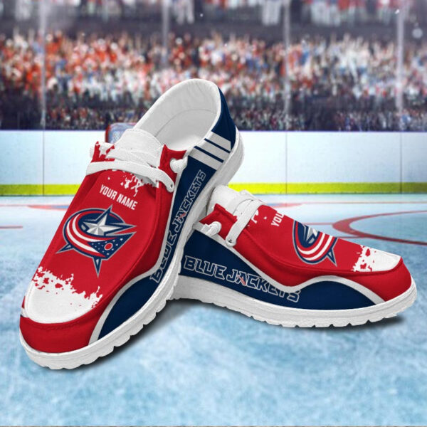 Tubopro Columbus Blue Jackets Hey Dude Shoes For Men And Women