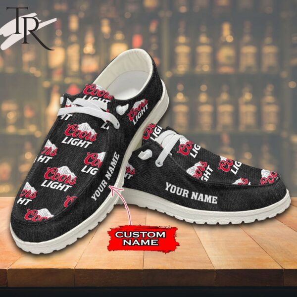 Tubopro Coors Light Personalized Hey Dude Shoes For Men And Women