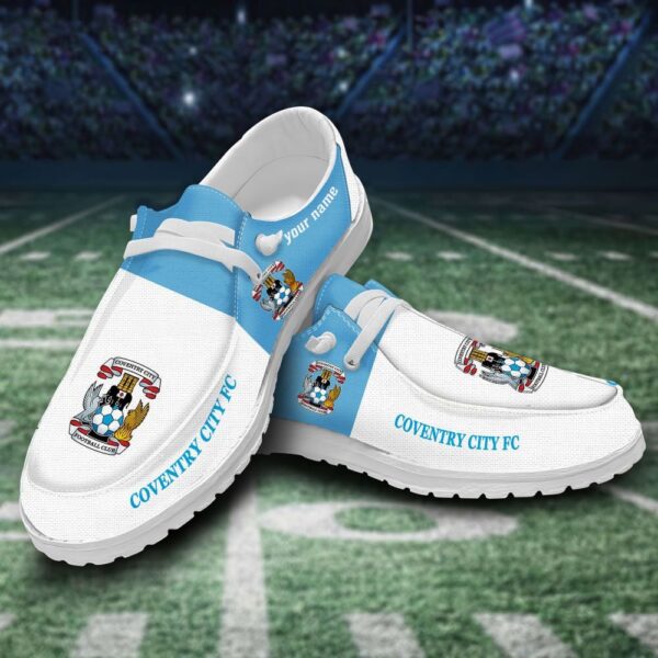 Tubopro Coventry City F.C Personalized Hey Dude Shoes For Men And Women