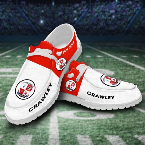 Tubopro Crawley Town Personalized Hey Dude Shoes For Men And Women