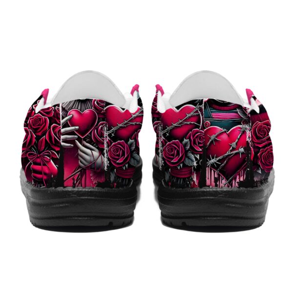 Tubopro Creepy Valentine Personalized Hey Dude Shoes For Men And Women - Image 3