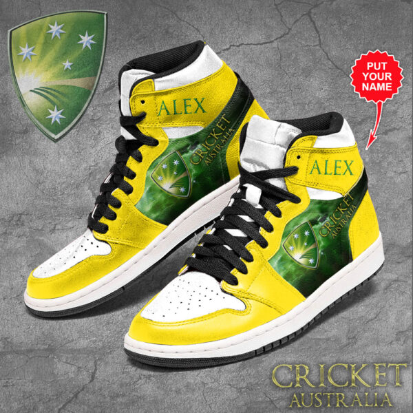 Tubopro Cricket World Cup 2023 x Australia AJ1 High Sneakers Shoes For Men And Women