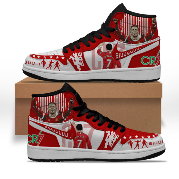 Tubopro Cristiano Ronaldo AJ1 High Sneakers Shoes For Men And Women - Image 2