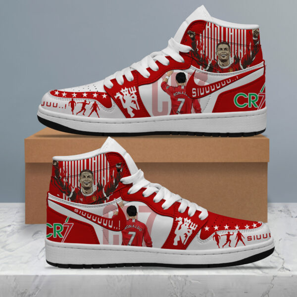 Tubopro Cristiano Ronaldo AJ1 High Sneakers Shoes For Men And Women - Image 2
