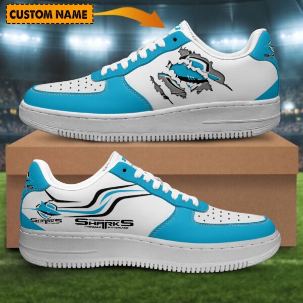 Tubopro Cronulla-Sutherland Sharks Air Low-Top Sneakers Shoes For Men And Women