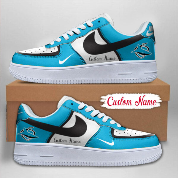 Tubopro Cronulla-Sutherland Sharks Air Low-Top Sneakers Shoes For Men And Women - Image 2