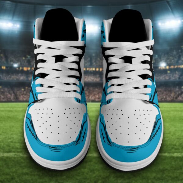 Tubopro Cronulla-Sutherland Sharks AJ1 High Sneakers Shoes For Men And Women - Image 2