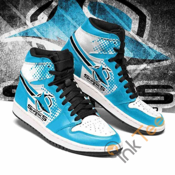Tubopro Cronulla-Sutherland Sharks NRL AJ1 High Sneakers Shoes For Men And Women