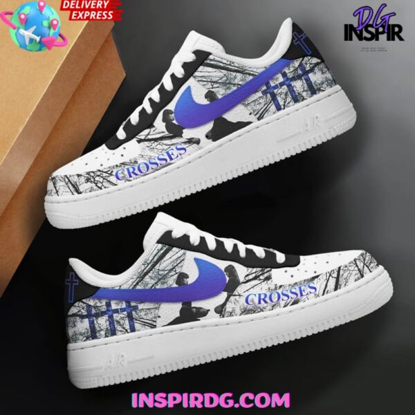 Tubopro Crosses Band Air Low-Top Sneakers Shoes For Men And Women - Image 2